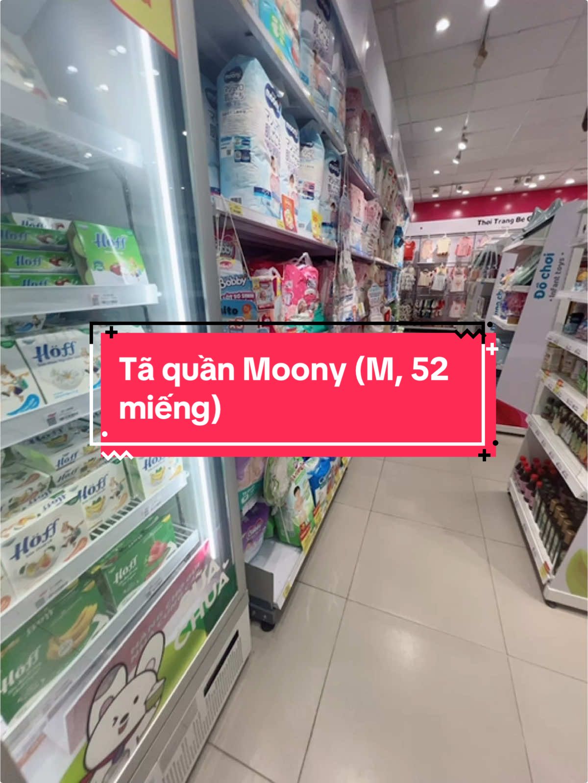 Tã quần Moony (M, 52 miếng)#moony #concung #xuhuong #bimnhatsieure #mebimsua #bimchobe #bimchongham 
