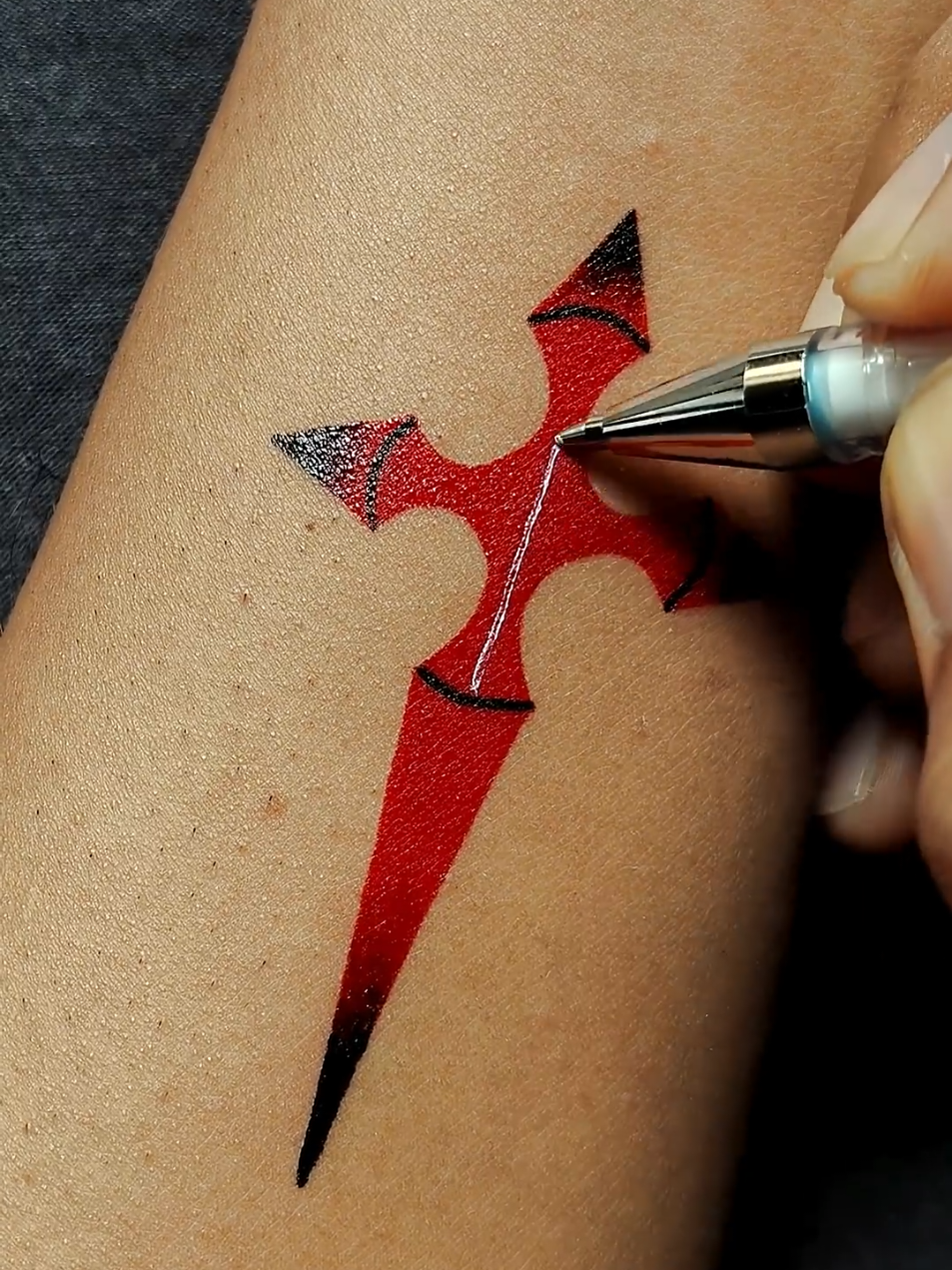 #Cross _ Moon Wrist# Tattoo _ Feminine Design.#_art _tattoo #_gelpenart#tattoosarts 