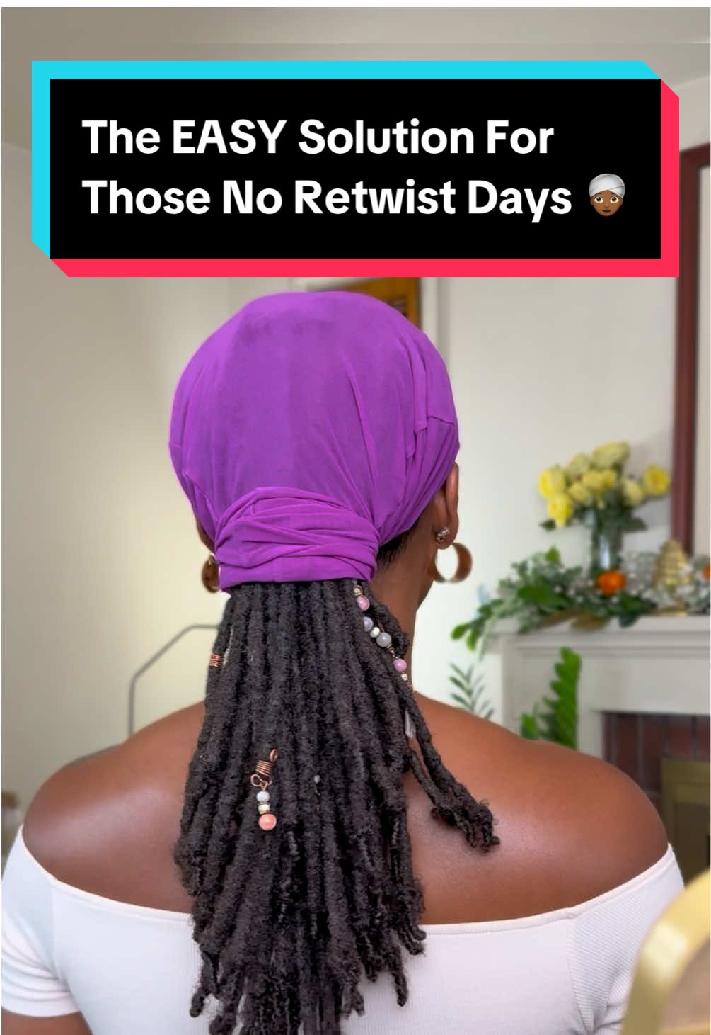 Sis, get yourself a @Hairweavesleeve but just know that they sell out FAST! I dropped all of the available sleeves in the cart so grab what you can! 🏃🏾‍♀️💨 They're made of a breathable mesh material, super stretchy but the elastic band keeps it in place comfortably on your head, can hold up to 32 inches of hair, perfect for locs, braids, twists, even loose natural hair, and it comes in multiple colors & prints. I love them so much that I wear them ALL THE TIME! #locs #womenwithlocs #easyhairstyles #protectivestyles #headwrap 