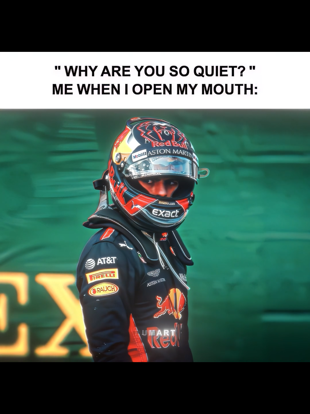 Don't make me open my mouth 🤨 #formula1 #maxverstappen #formula1edits #f1tiktok #f1memes 