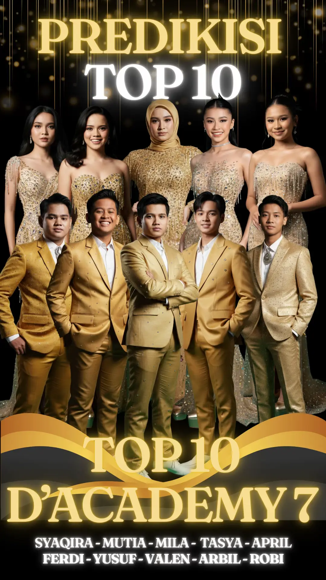 Menurut kalian siapakah yang akan LOLOS ke babak TOP 10? #fyp #da7 #geminiai #indosiar 