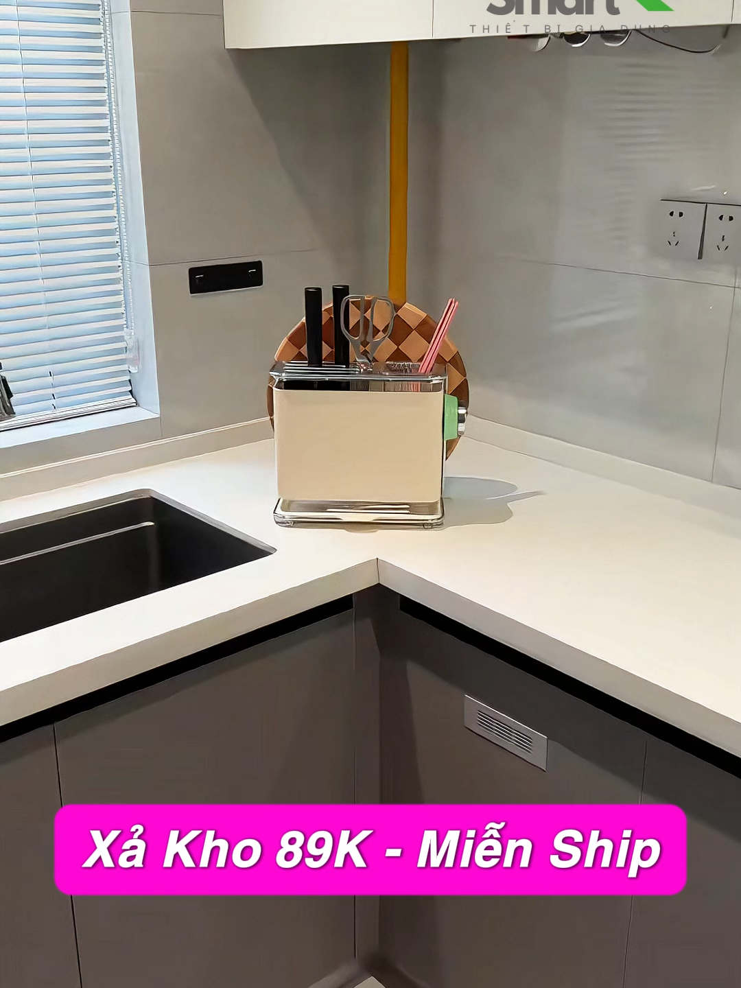 Kệ Nhà Bếp Đa Năng – Sắp Xếp Gọn Gàng Chỉ Trong 1 Phút #smart #xuhuong #viral #kenhabep #kenhabepdanang #kenhabepthongminh