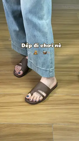 Review hết giày dép màu nâu luôn #gaubata #depnu #sandalnu #depnuxinh #depnuthoitrang 