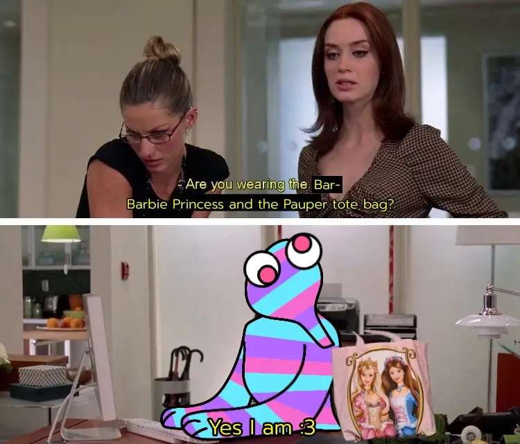 We finished all the Barbie Princess and the Pauper tote bags! These are very limited and were made with deadstock fabrics! Each bag is handmade and large enough to be used as a shopping bag! Shop can be found in my linktree under Barbie Totes and they're $25 plus shipping! Don't forget to check out my friend's other cool stuff! 💜✨️ #barbieprincessandthepauper #handmade #sewingtiktok #barbie #toycollector 