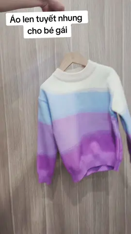 Áo len nhung tuyết bé gái #áolen #áolentuyếtnhung #bégái #áolenbégái #mẹvàbé
