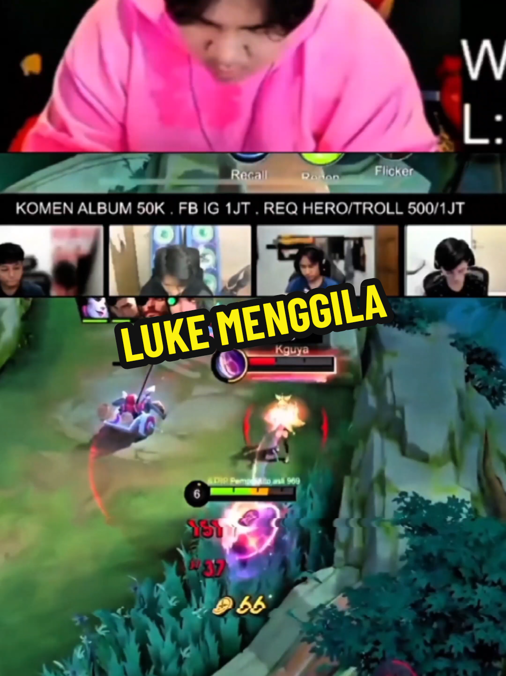 MAU ADU MEKANIK SAMA BABANG LUKE🥶🥶🥶#btrluke #mlbb #MLBBNEXT2025 #NEXTJagoanMabar 