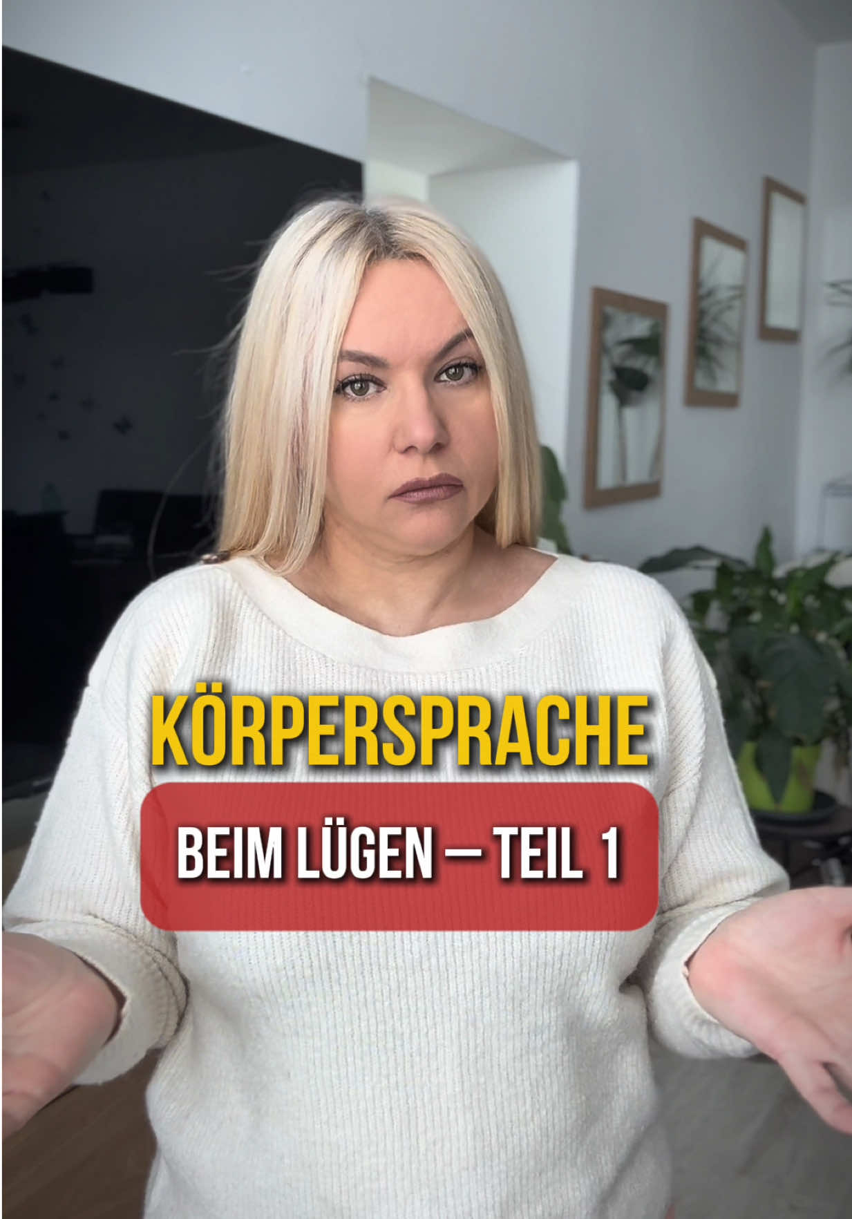 Körpersprache beim Lügen – Teil 1 Kennen Sie diese Signale? Welche dieser Reaktionen haben Sie schon einmal erlebt? #psychologie #körpersprache #nonverbal #lügen #toxicrelationship 