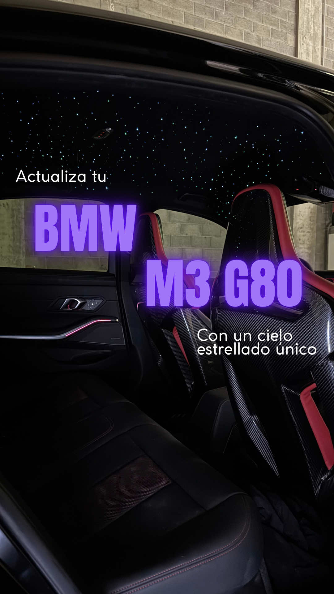✨ ¡Un resultado que brilla por sí solo! ✨ Nuestro cliente quedó impactado con el cielo estrellado que instalamos en su BMW M3 CS 🌌🔥 La reacción lo dice todo… ¡y por eso nos recomienda al 100%! 💯🙌 ¿Quieres que tu coche luzca igual de espectacular? 🚗💫 📲 Escríbenos y transforma tu interior en una experiencia de lujo.   #CieloEstrellado #bmw #m3competition #custominterior #viralcars 