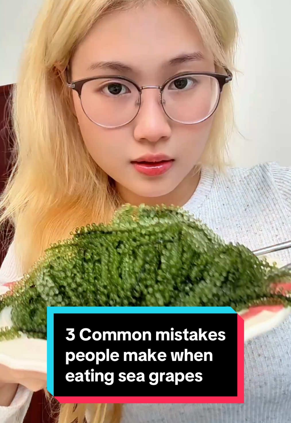3 Common mistakes people make when eating sea grapes 😁🇻🇳 #SeaGrapes #HealthySnacks #LongevitySeaGrapes #superfoodfromtheocean #mukbang 