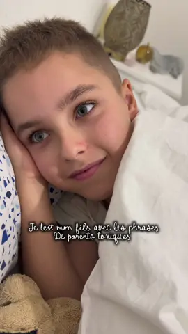 Je suis à la fois fier et pas étonné de ses réponses, mon titi 🥰 #trendparentstoxique #parenttoxique #famille #fils #CapCut 