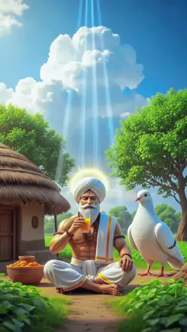 kisan ko bahut pyas lagti hai kabutar nariyal ka paudha lagata hai aur tractor trali mein nariyal lekar aata hai is kisan ke liye 🌱🕊️🥹 #AIcartoon #cartoon #video #unique #fouryou     