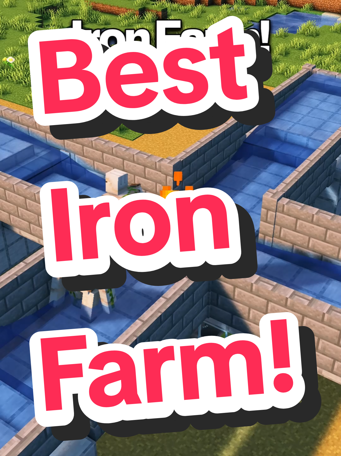 Best Iron Farm in Minecraft Java! #minecraftusa #Minecraft #minecrafttutorial #minecraftbuilding #minecraftfarm 