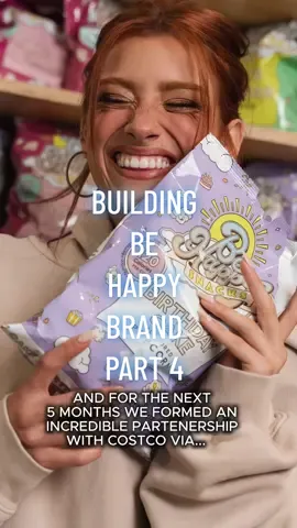 Exactly 155 days from our pitch to @Costco Wholesale in their Seattle HQ- to every single one of their Costco Business centers in the US 💜🍿155 days of an emotional roller coaster of building a brand, while building relationships with some incredible people🍿we are beyond grateful for the opportunity to partner with them💜 Business Centers are a whole different beast. Fewer than 30 in the entire country- and somehow, we made it into all of them. So if you have a small businesses, restaurant, food truck, convenience store, or office -get to your Costco Business Center and stock up on a box of birthday cake popcorn🍿 there are 18 1.5 oz. bags in a big beautiful box @Be Happy Snacks 🍿 we love you all for being on this popcorn journey with us. Building a business is about the people that grow WITH you-customers we have come to know, love and are so grateful for, retailers that have given us a chance and buyers who start with opening a bag of our popcorn and fall in love with the flavors🍿💜🍿 This is just one part of our story and we want to build this with YOU💜 Let’s create something YOU love and want to be a part of right along with us🍿sound off in the comments of what you think is next💜🫶 Let’s Be Happy together💜 @dixie @Marc D'Amelio @The D’Amelio Family @Be Happy Snacks 