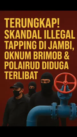 Terungkap! Skandal Illegal Tapping Jambi: Oknum Brimob & Polairud Jambi Diduga Terlibat Muaro Jambi, 24 September 2025 — Aksi pencurian minyak mentah (illegal tapping) kembali berhasil digagalkan di jalur trunk line pompaan produksi dari MGS KAS ke MOS TPN Pertamina EP Field Jambi. Peristiwa ini terjadi di KM 12, Desa Pondok Meja, Kecamatan Mestong, Kabupaten Muaro Jambi, Rabu dini hari (24/9/2025). Lima orang pelaku berhasil diamankan, dua di antaranya diduga merupakan oknum anggota kepolisian yang bertugas di Jambi. Informasi yang diperoleh, kedua oknum tersebut berinisial FS, anggota Brimob, dan RY, anggota Polairud. Pengungkapan ini bermula dari kecurigaan tim pengamanan Pertamina EP Field Jambi sekitar pukul 22.30 WIB, yang melihat dua orang tak dikenal di sekitar lokasi. Sekitar 15 menit kemudian, petugas mendapati sebuah truk bak tinggi terparkir di area jalur pipa. Tim segera melakukan penyergapan dan mengamankan lima orang berikut barang buktinya. Barang bukti yang diamankan antara lain selang 1 inch sepanjang hampir 50 meter, satu set kran titik illegal tapping yang masih menempel di jalur trunk line, tiga unit kendaraan roda empat, satu unit sepeda motor, empat unit telepon genggam, dua buku tabungan, satu dompet, serta dua kartu seleksi bintara Polri. Seluruh pelaku dan barang bukti kini diamankan di Polsek Mestong untuk proses hukum lebih lanjut. Kepala Perwakilan SKK Migas Sumbagsel, Yunianto, menyampaikan apresiasi kepada Pertamina EP Field Jambi dan pihak kepolisian yang berhasil menggagalkan aksi tersebut. “Setiap barrel minyak yang diproduksi sangat berarti bagi pencapaian target operasi pemerintah. Tindakan illegal tapping tidak hanya merugikan negara, tetapi juga membahayakan masyarakat sekitar,” tegasnya. Sementara itu, Manager Security Pertamina Hulu Rokan Regional-1, Noval Alwi, turut memberikan penghargaan kepada tim gabungan atas kerja sama yang solid. “Kegiatan illegal tapping adalah kejahatan berat yang sangat merugikan negara. Kami akan terus bekerja keras menjaga setiap tetes minyak untuk kepentingan bangsa,” ujarnya. Hingga berita ini diturunkan, redaksi masih berupaya mendapatkan konfirmasi resmi dari Komandan Satuan Brimob Jambi dan pihak Polairud terkait dugaan keterlibatan anggotanya dalam kasus tersebut. (Tim A Chaniago) #fyp #ilegal #tipping #pertamina #jambi @gerindra @Kementerian Sekretariat Negara @Kementerian Lingkungan Hidup @Kementerian Hukum RI @pertamina @divpropam_polri 