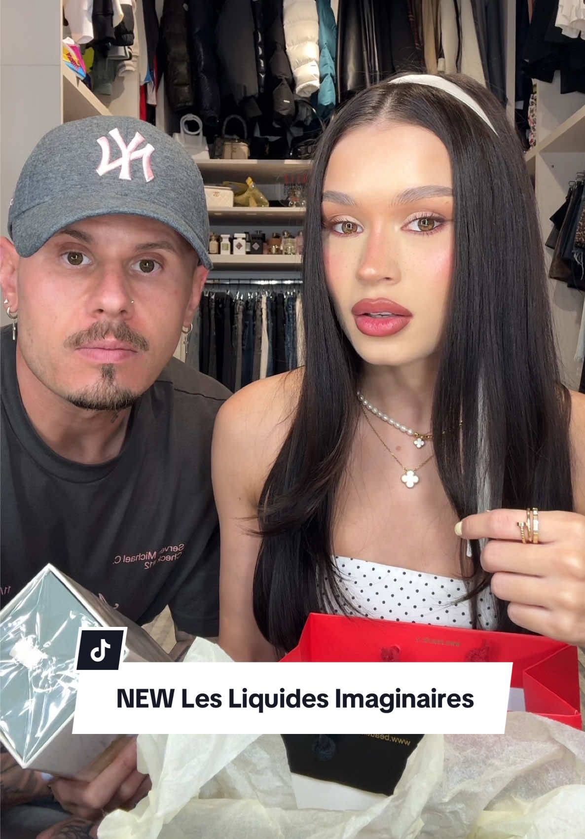 @Beautik 👉🏻👈🏻♥️ Deci fix alaltaieri pe live mi-a spus cineva sa miros parfumul asta ca e superb but we already had the review on the way 🤭 Voi ati incercat parfumurile din noua colectie de la Les Liquides Imaginaires??? Cel putin asta mi se pare diferit fata de ce fac de obicei #gifted 