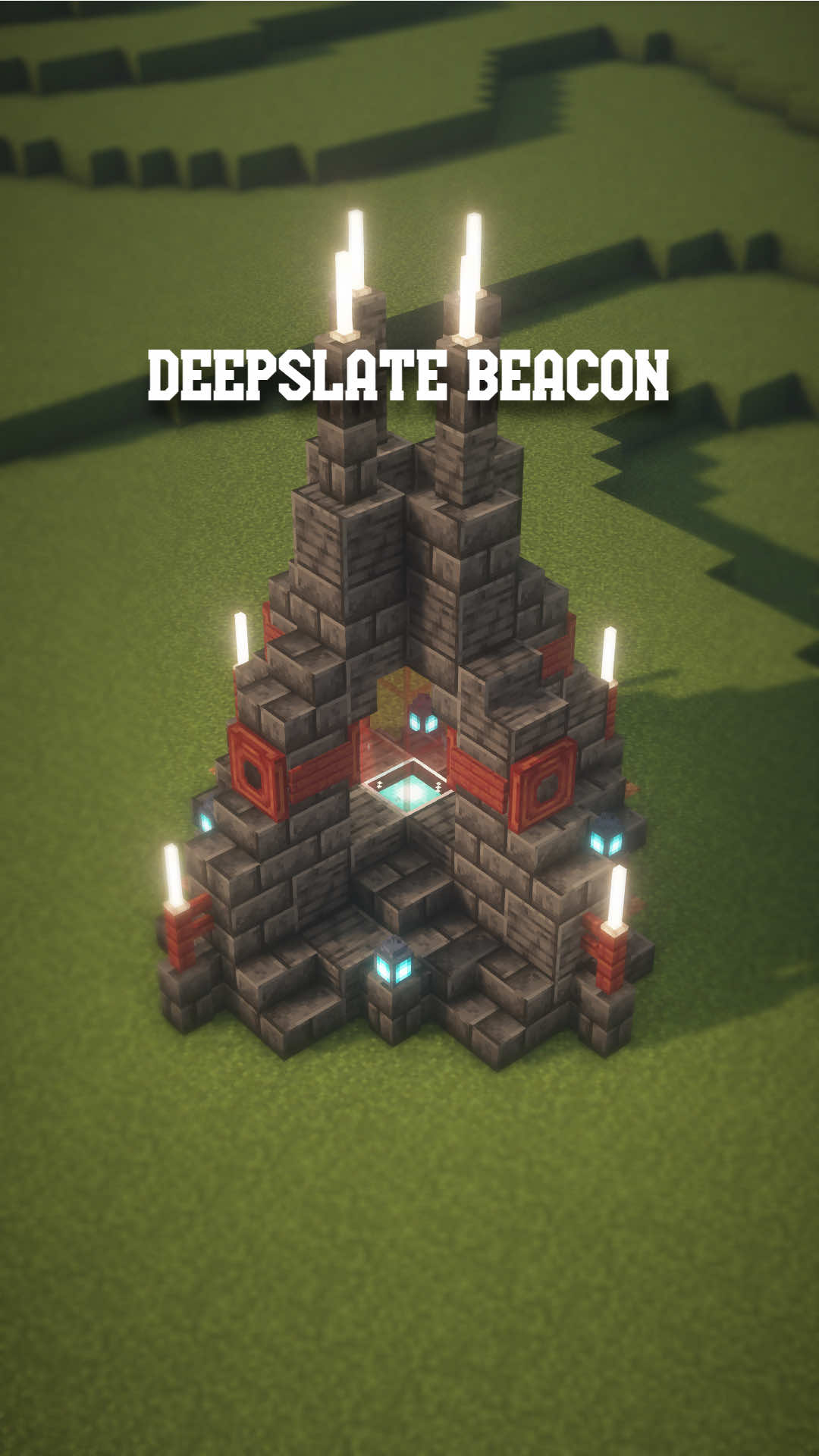 Minecraft - Deepslate Beacon #Minecraft #minecraftbuilding  #minecrafttutorial #stopmotion #fyp