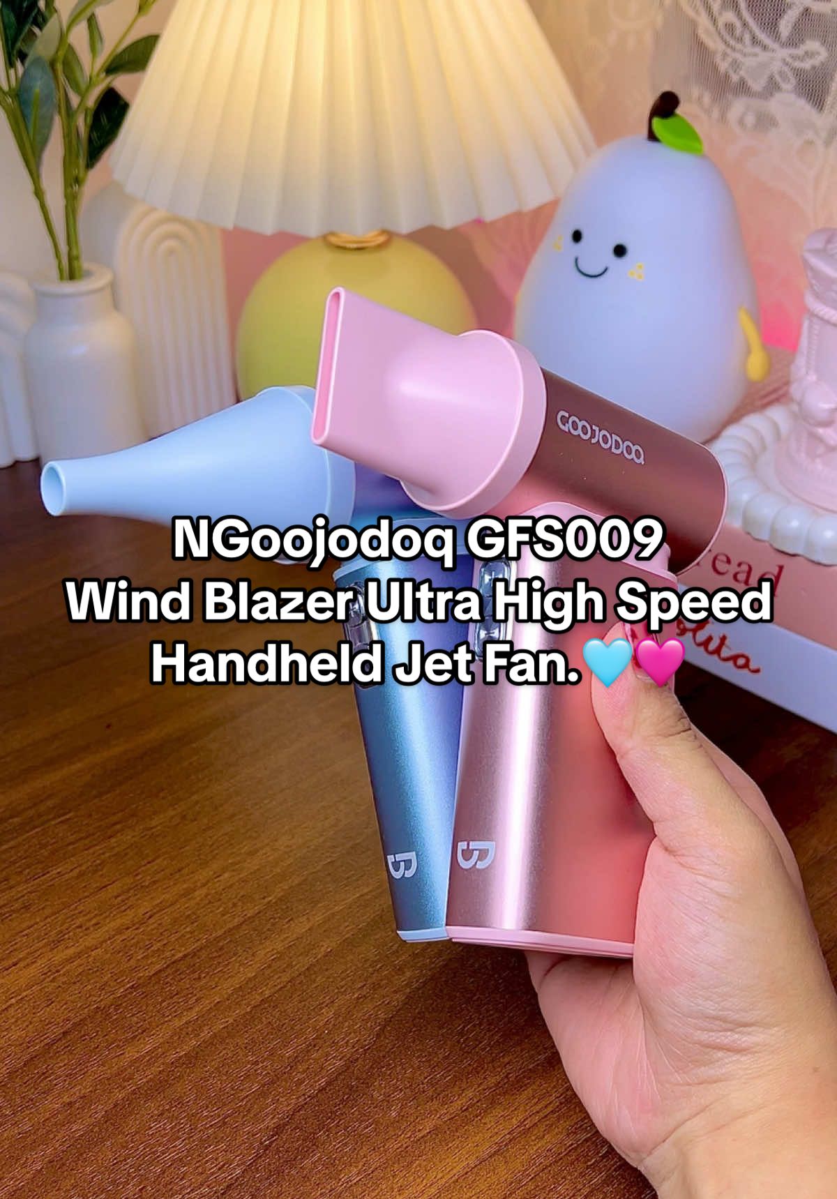 NEW Goojodoq GFS009 Wind Blazer Ultra High Speed Handheld Jet Fan.🩵🩷 #GOOJODOQchallenge #goojodoq #goojodoqfan #gojodoqcreatorchallenge #goojodoqturbofan @GOOJODOQ.STORE.PH 