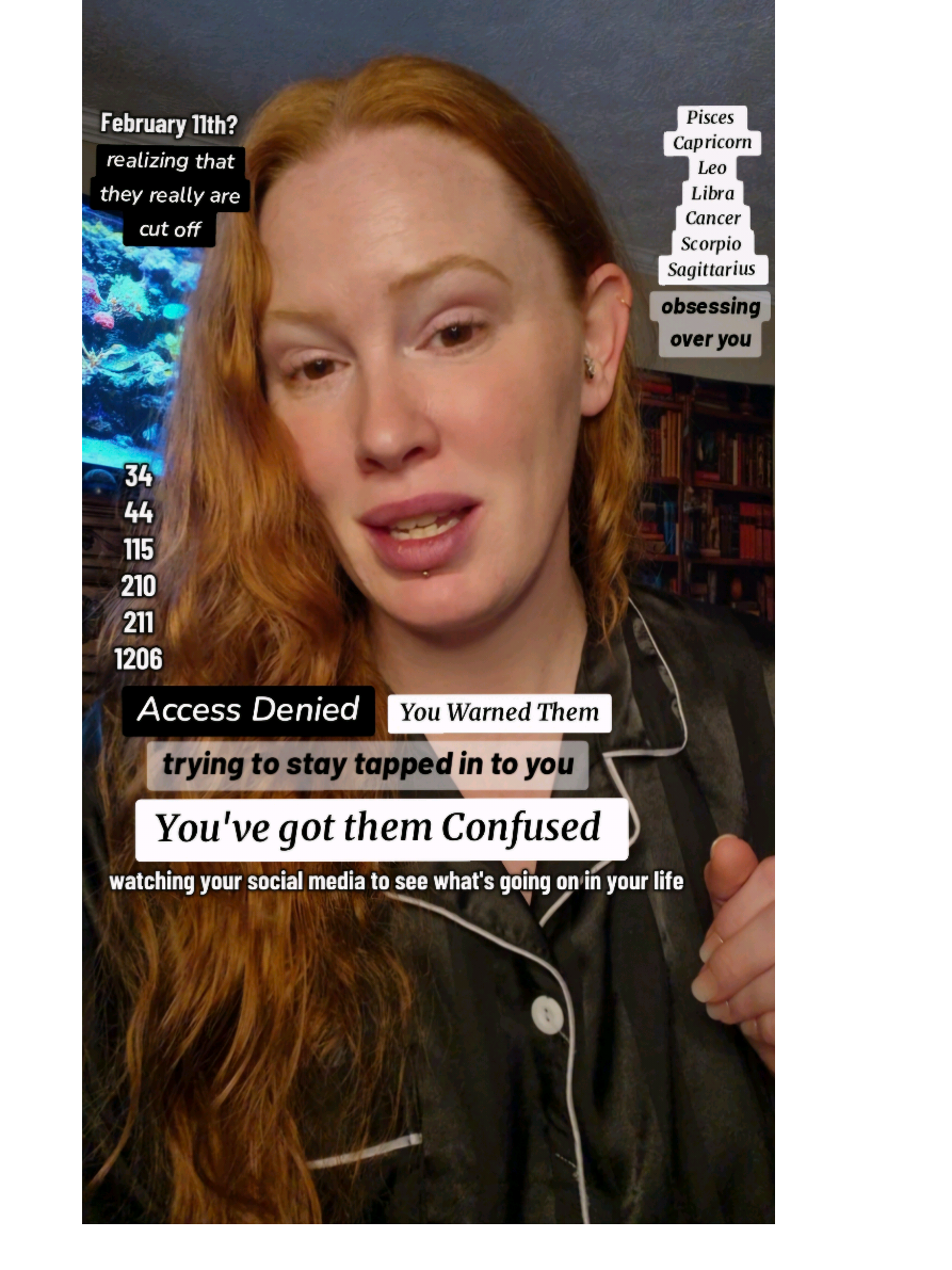 Someone is realizing that they actually have lost access to you, and it's not like you didn't already warn them. Now, they spend their days obsessing following your social media trying to see what's going on with you, the problem is the way you post has got them confused and feeling less connected to you than ever.