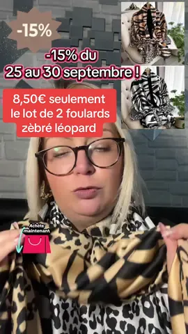 Clique sur le panier pour commander #foulard #chale #offrespourtoi #tiktokshop #leopard  
