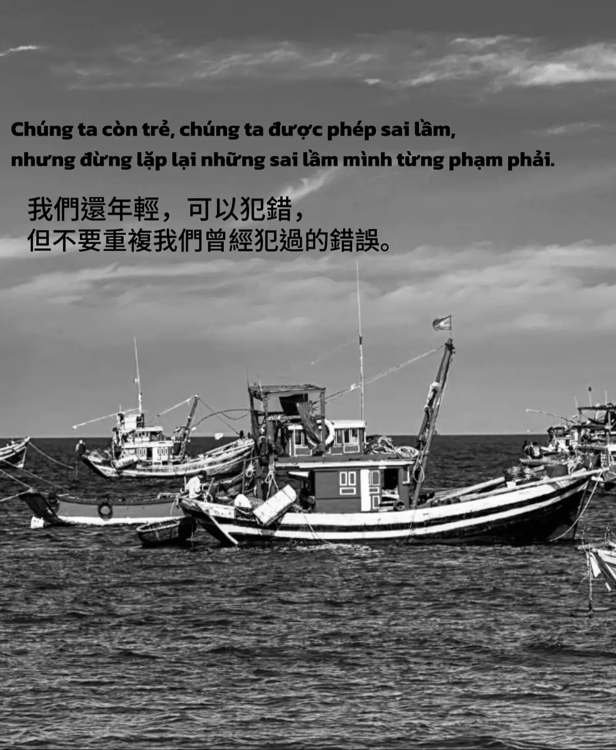 我們還年輕，可以犯錯，但不要重複我們曾經犯過的錯誤。👌#tamtrang 