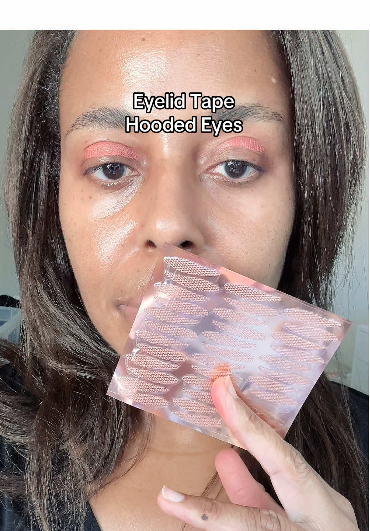 Top Rated eyelid tape strips for hooded eyes. Do they show through eyeshadow?  #hoodedeyes #hoodedeyesmakeup #eyelidsticker #eyelid #hoodedeyesmakeuptips 
