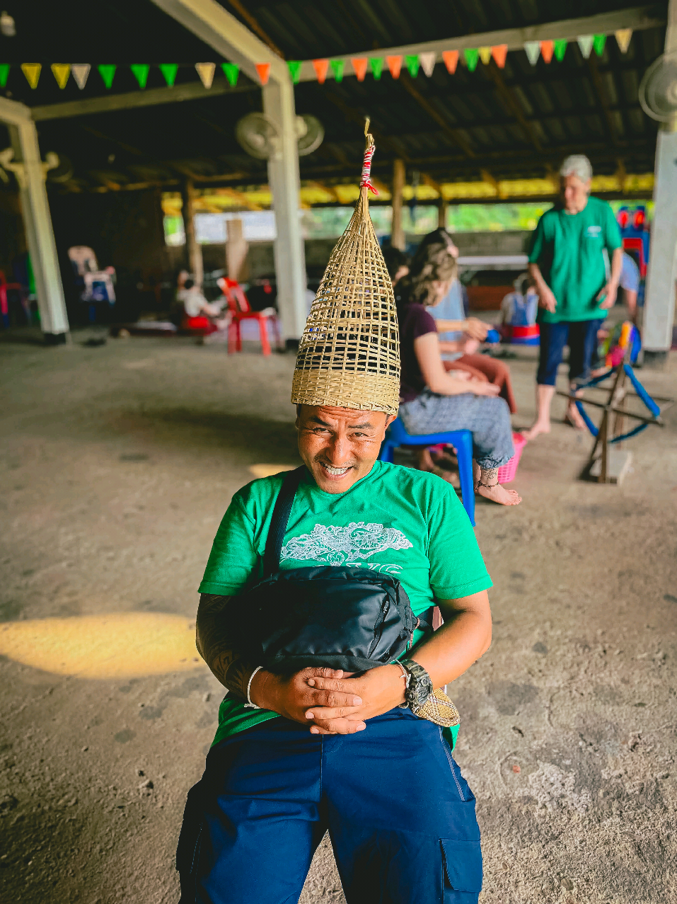 Can't get enough of the funniest, warmest, most inspiring people ever 💚 P'Boca, P'Krit, and P'Tony . . . . #GIVEVolunteers #MakeAnImpact #givethailand  #rootsofchange #volunteerabroad 