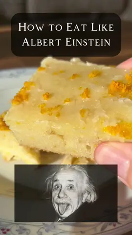 Eating Like Albert Einstein: Orange Cake  Albert Einstein wasn’t just a genius of physics, he also had a sweet tooth. One of his favorite indulgences was a simple orange cake, fragrant with fresh zest and bright citrus flavor. In today’s video I recreated that loaf, complete with a glaze that soaks into the crumb for a moist, tangy finish. It is a small but fascinating reminder that even a mind that reshaped our understanding of the universe still found comfort in simple pleasures. Full recipe with step-by-step instructions is up now on my website: EatsHistory.com