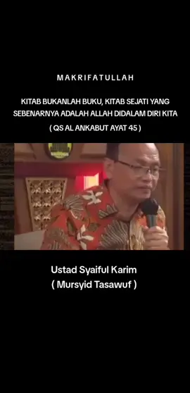 #kitabsejati #ilmumakrifat #makrifatullah #ilmuhakekat #ustadsyaifulkarim