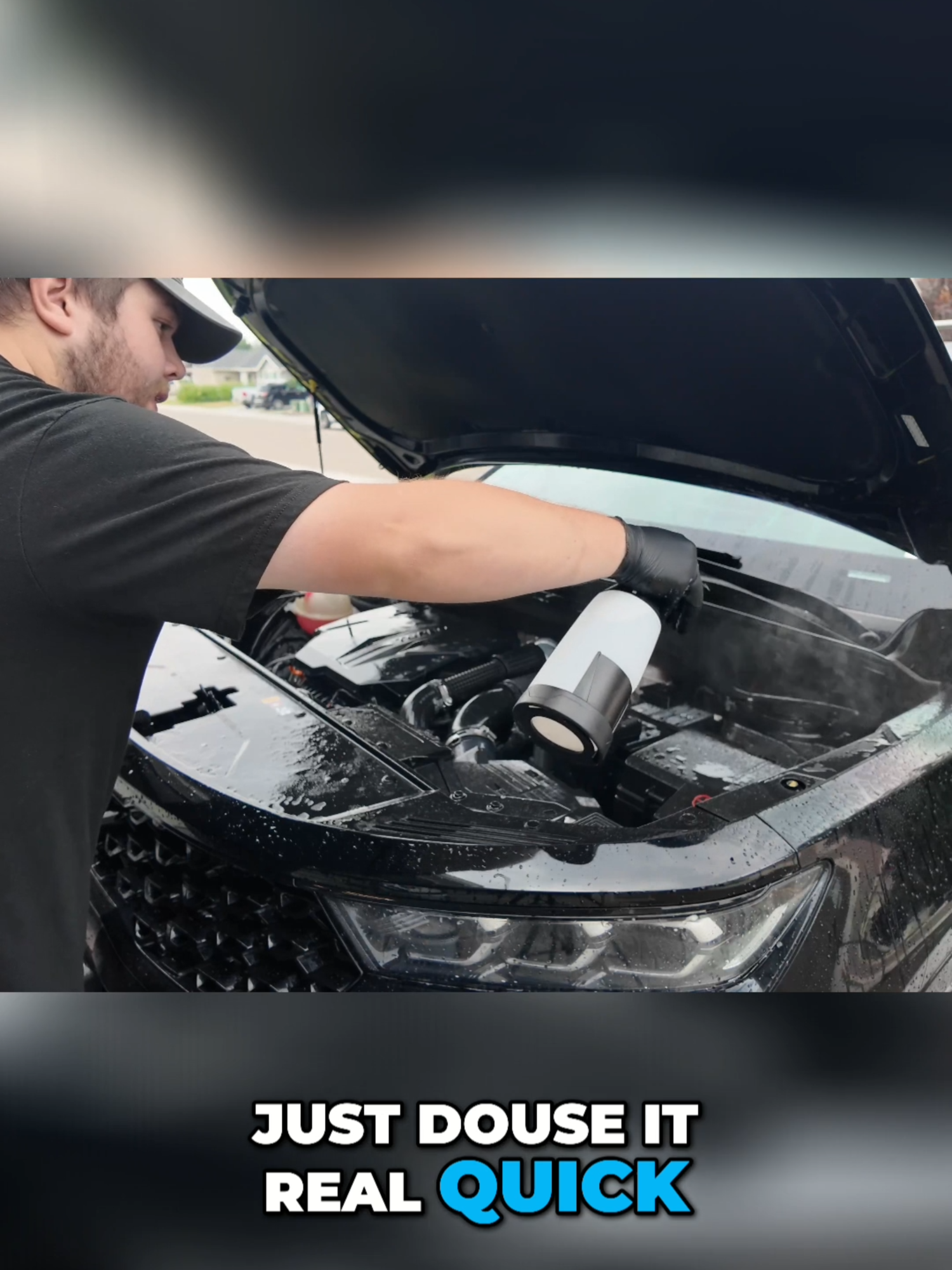 Iron Remover's Secret to a Shiny Engine! 🪙 #detailing #carcleaning #autodetailing #fyp #trending #fypage #Detailing #AutoDetailing