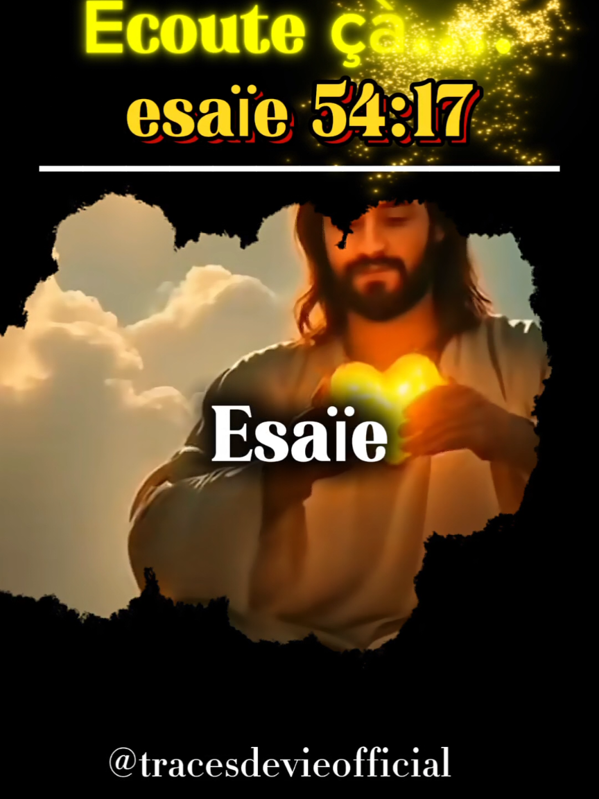 #priere #dieu #jesus #prieres #miracles  « Toute arme forgée contre toi sera sans effet; Et toute langue qui s’élèvera en justice contre toi, Tu la condamneras. Tel est l’héritage des serviteurs de l’Éternel, Tel est le salut qui leur viendra de moi, Dit l’Éternel. » bénédictions miracles  au nom de Jésus amen 