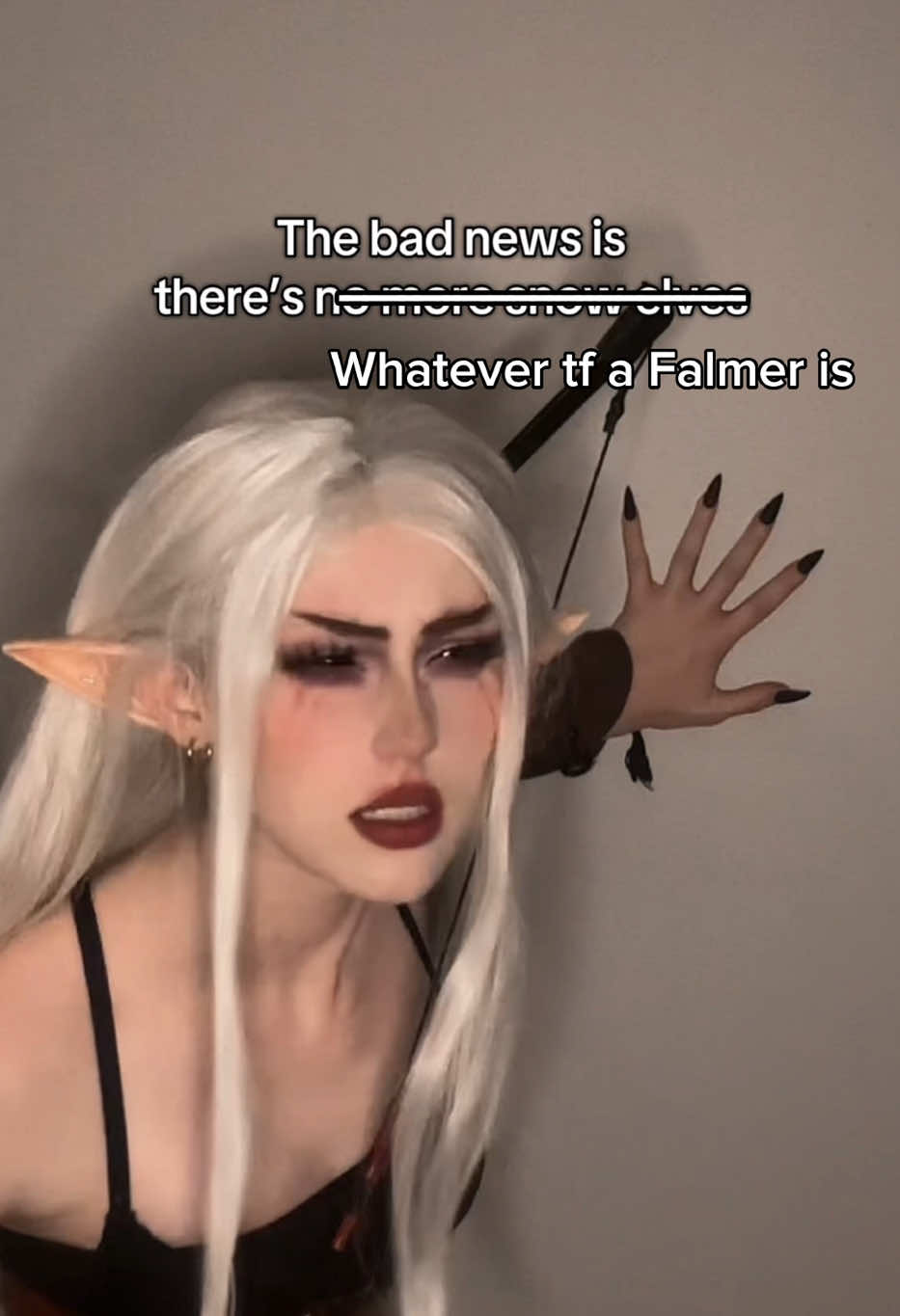 Freaky little fellas for 31 Days of Cosplay! #fyp#falmer#skyrim#cosplay 