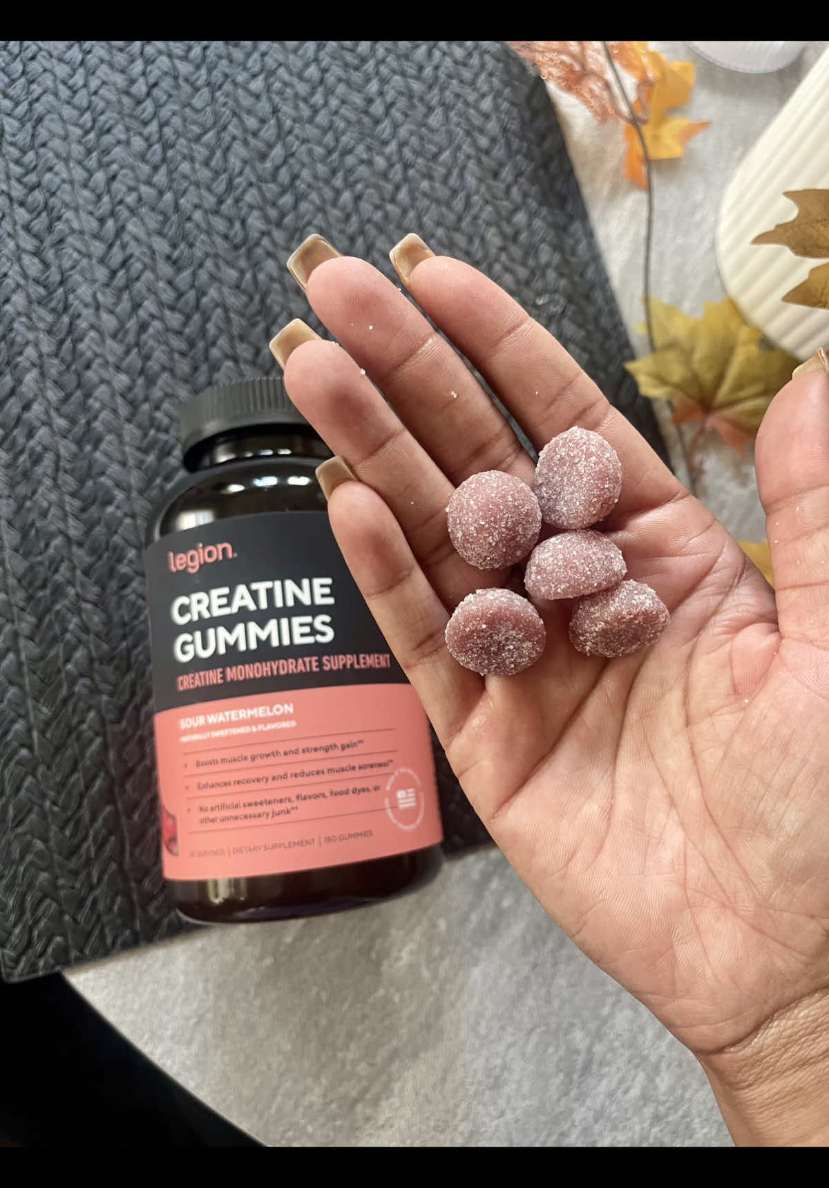 Have to give it up for these Creatine  gummies @Legion Supplements  . . Use my code drbrittani to get yours 💜 . . #legionsupplements #legioncreatine #creatinegummies #Fitness #health 