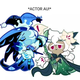 I love actor AUS @Nim🪽  #whatremainsofthemcrk #cookierunkingdom #crk #shadowmilkcookie #whitelilycookie 