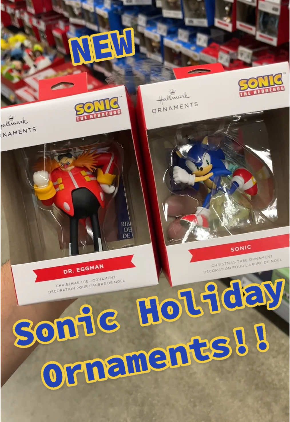 NEW Sonic The Hedgehog Holiday 2025 goodies!  Thank you @Hallmark !! Want to see more videos like these? Lmk in the comments! . . . #sonic #sonicthehedgehog #fyp #actionfigures #sega 