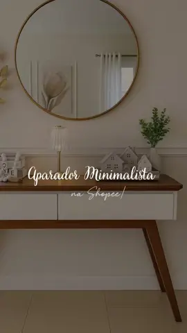 ✨ Transforme sua entrada ou sala com esse aparador minimalista cheio de charme!✨ #achadinhosdashopee #shopee  #dicasdecasa #viral #foryoupage❤️❤️ 