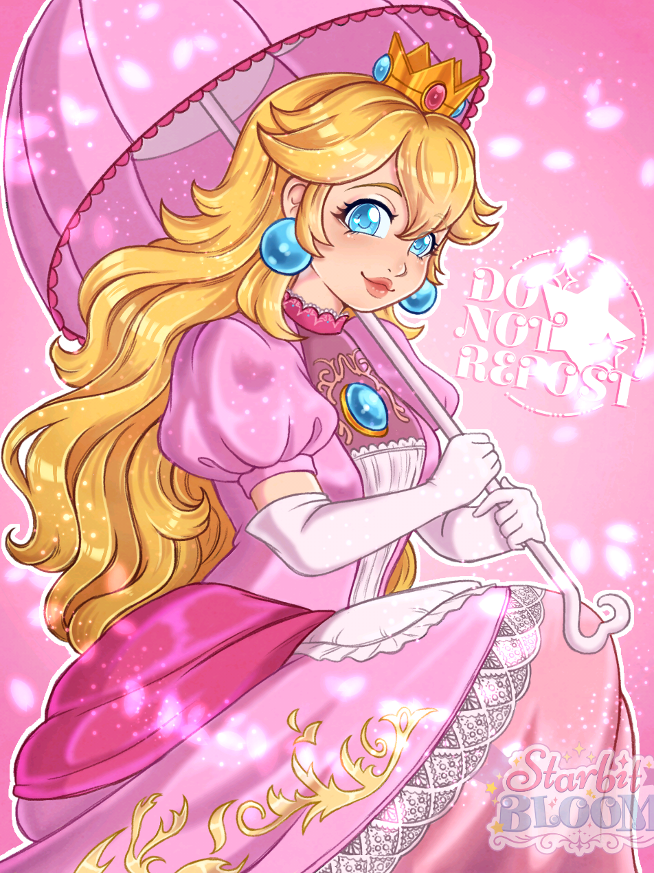 Speedpaint of Princess Peach!  #princesspeach #nintendo #speedpaint #digitalart 