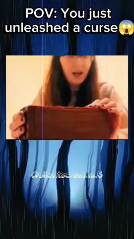 POV: You just unleashed a curse😳 #blowthisup #explore #scary #horror #creepy 