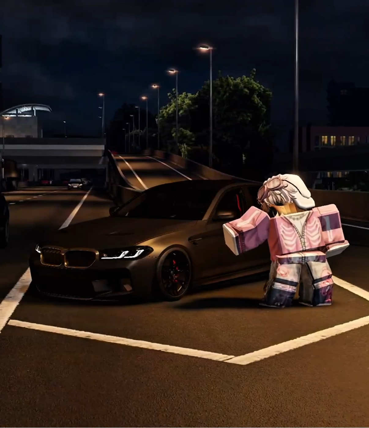 AMG WHO #midnightchasers #BMW #m5cs #viral #fyp 