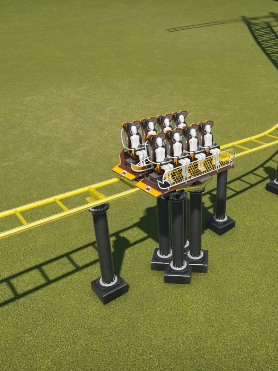 This is the perfect first roller coaster for your child 😊 #planetcoaster #planetcoaster2 #rollercoaster #themepark #fyp 