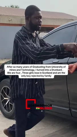 After so many years of Graduating from University of mines and Technology, I turned into a Drunkard . We are four , Three girls now in Scotland and am the only boy rejected by family #viralvideos #trendingvideo #kantanka #99pop #lordaddisonblogs 