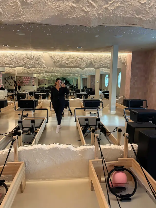 Always on the hunt for a cute Pilates studio and I located one in downtown Plymouth 📍#pilatesworkout #downtownplymouth #fyp 