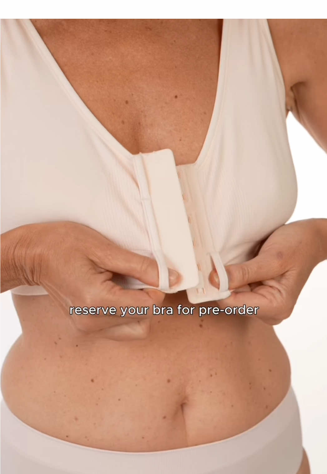 🚨BACK IN STOCK🚨  Our best-seller has sold out 3x but is back in stock (but not for long!) The Comfort Sculpt Bra is now available for pre-order.  💕 Reserve your bra today  🗓️ Ships: mid-October 📦 We won’t charge you until we ship VD: Close up shots of a woman wearing the Comfort Sculpt Bra. #adaptiveclothes #adaptivebra #accessible #inclusivebusiness #disabilityawareness 