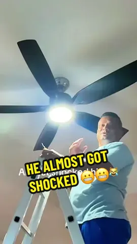 Didn’t know Indian man are so handy 😎😎  #ceilingfan 