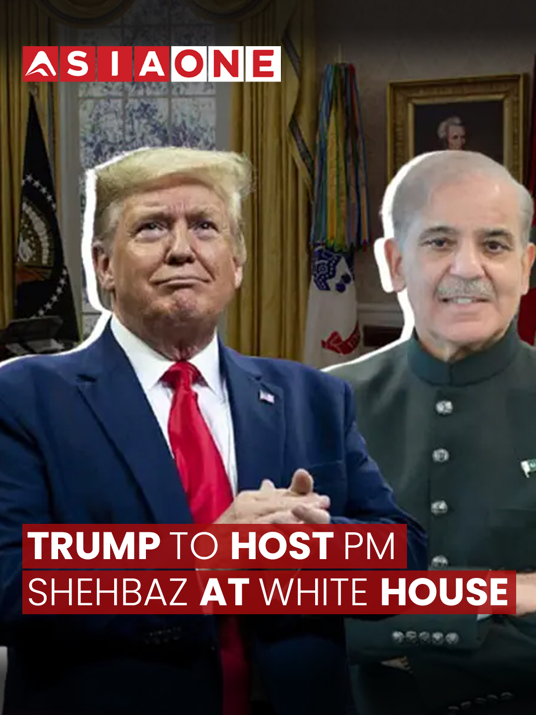 Trump To Host PM Shehbaz At White House | Asia One News  #asiaone #asiaonenews #EnglishNews #Trump #DonaldTrump #ShehbazSharif #PakistanUS #WhiteHouseMeeting #BilateralRelations #PakUSTies