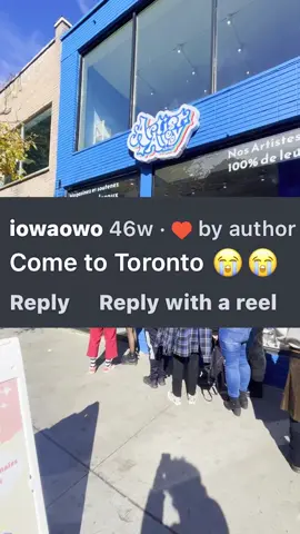 Toronto location will be opening Oct 25th 🎉🎉🎉 Join us for the grand opening event at 📍665 Yonge Street in downtown Toronto!  Please follow us for more updates 💖💖 #artistalley #animeshop #animemerch #torontolife 