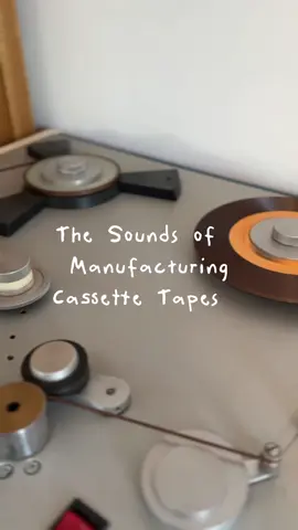 #asmr you came and did a shift at our cassette manufacturing business! We’re bringing cassettes back in a BIG way. This is what we hear on a daily basis #cassette #cassettetape #chalkpitcassetteclub #recordcollection 