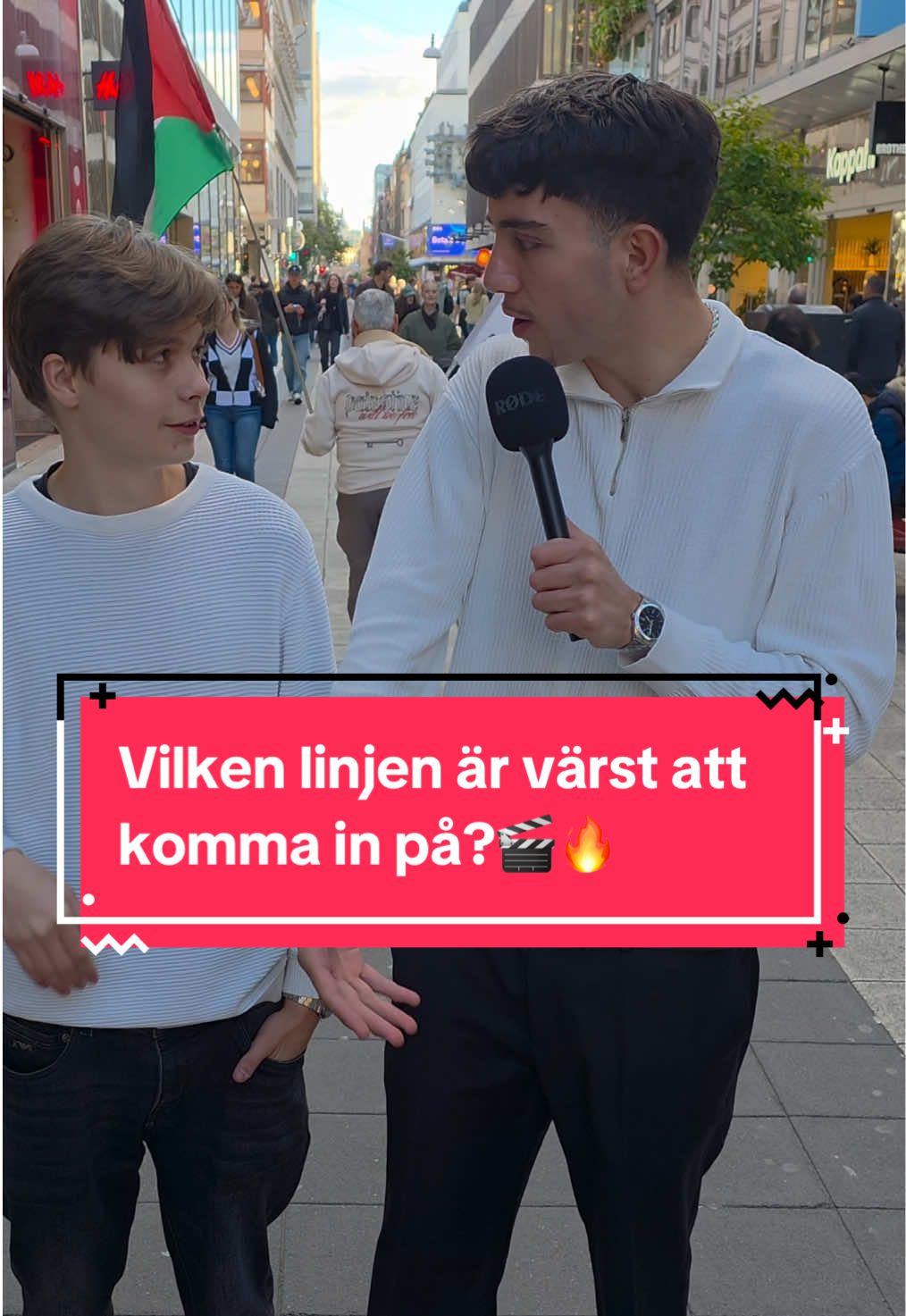 Vilken linjen borde man gå i ?