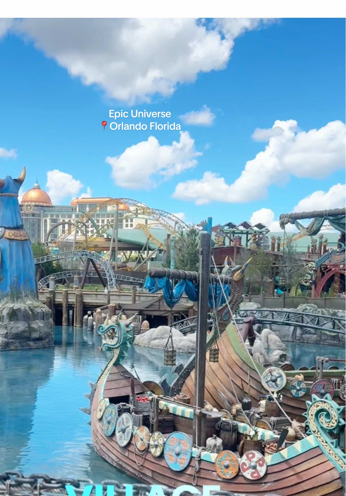 Orlando’s New universal Epic universe is truly Epic! Just opened in May #epicuniverseorlando #themepark #harrypotter #howtotrainyourdragon #orlando 