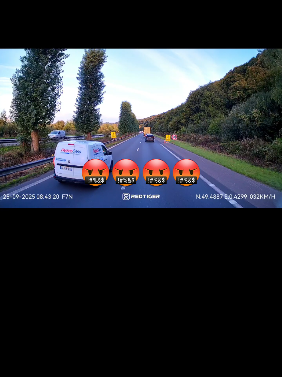 j'ai parfois mal au crâne  #routier #dangerous #stupidity #respect 