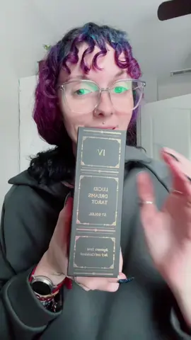 Gold foil tarot for beginners with keywords and symbols 